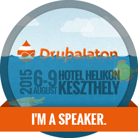 Drupalaton 2015 - I am a speaker