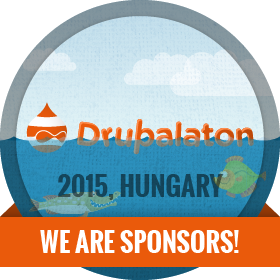 Drupalaton 2015 - We are sponsors